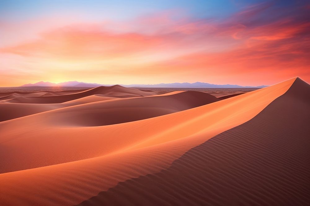 Sand dunes landscape border nature outdoors horizon.