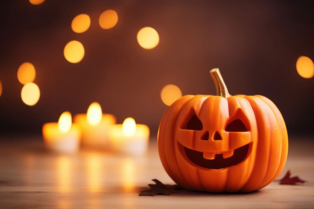 Halloween jack o lanterns halloween candle pumpkin.