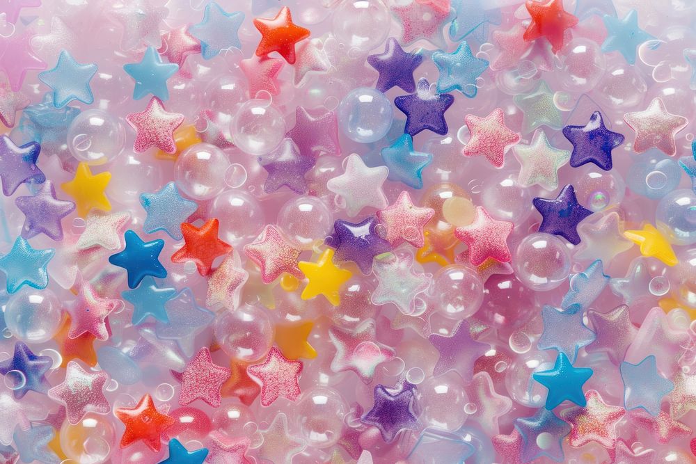 Plastic bubbles stars backgrounds pattern transparent.