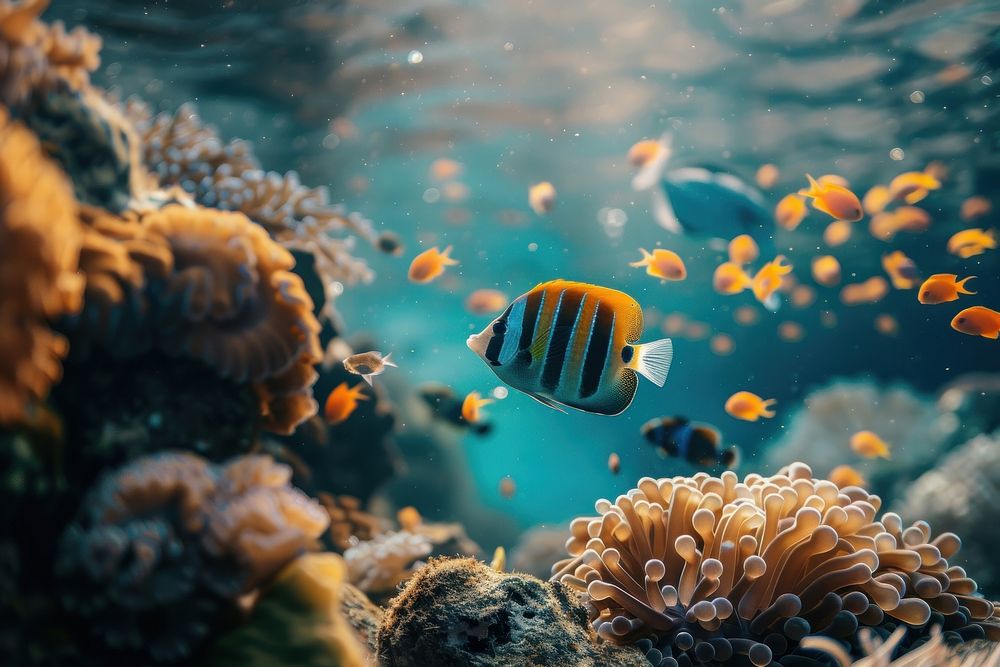 Photo of underwater aquarium outdoors nature.