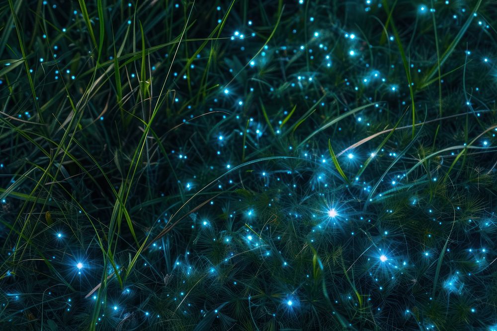 Bioluminescence Meadow background light backgrounds outdoors.