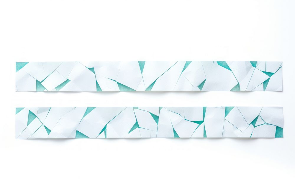 Geometric pattern adhesive strip paper white background accessories.