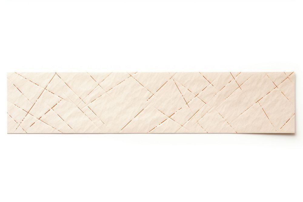 Geometric pattern adhesive strip white background simplicity rectangle.