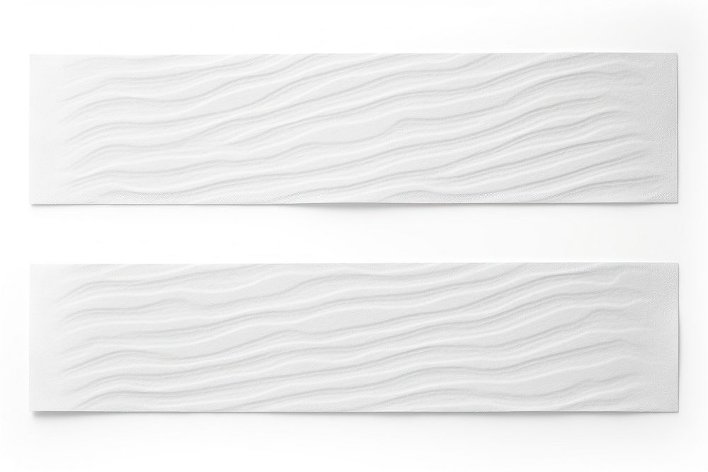 Wave line adhesive strip white backgrounds paper.