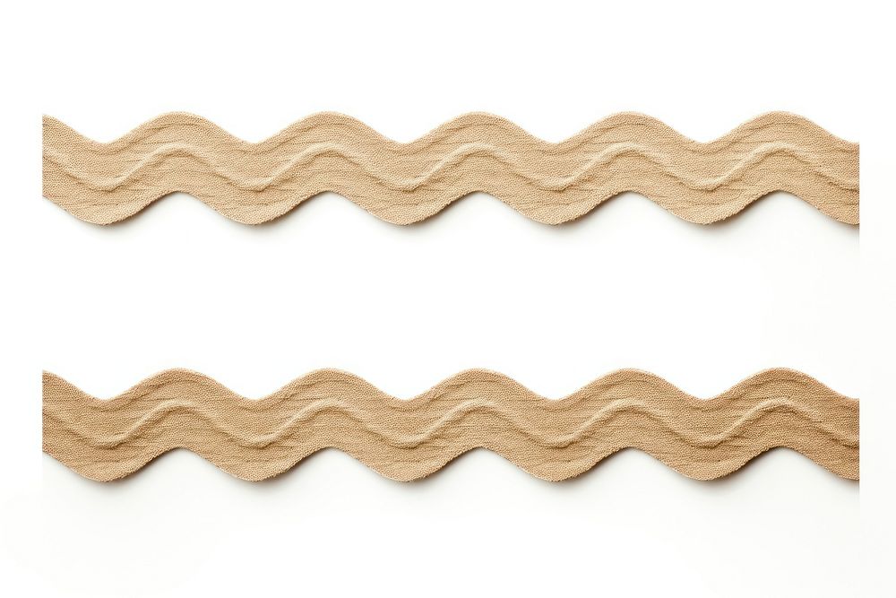 Wave pattern adhesive strip backgrounds wood white background.