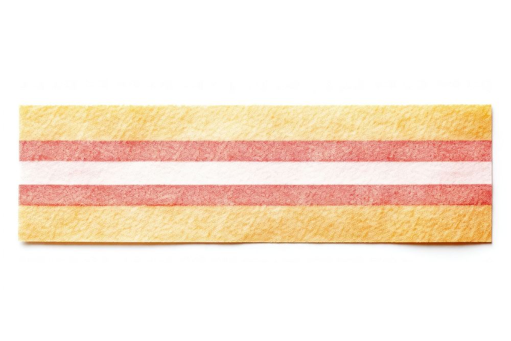 Washi tape adhesive strip pattern white background rectangle.