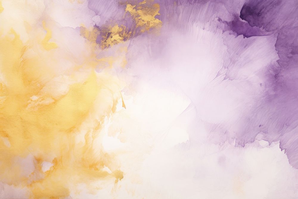 Yellow purple watercolor background painting backgrounds abstract.