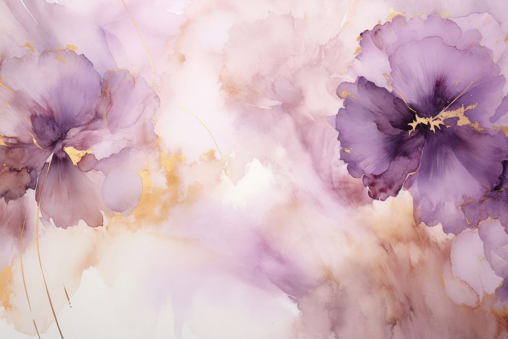 Purple carnation watercolor background backgrounds painting flower.