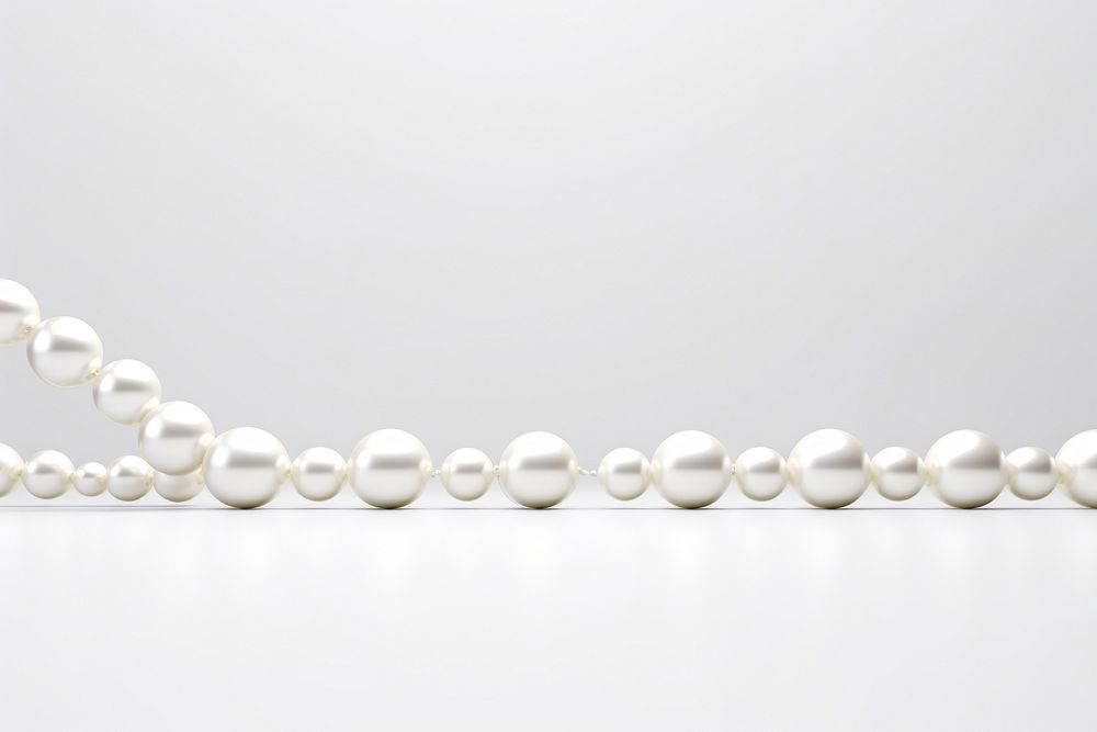 Classic White String of Pearls pearl backgrounds necklace.