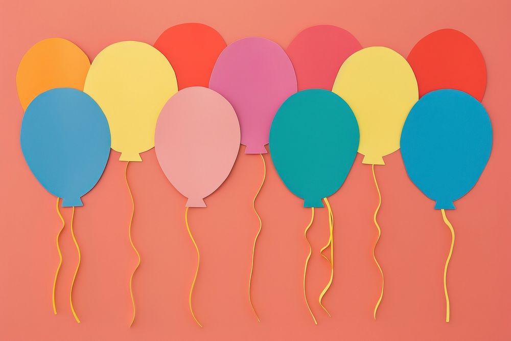 Balloon art celebration anniversary.