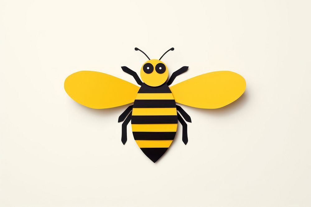 Illustration of a bee animal insect nature.