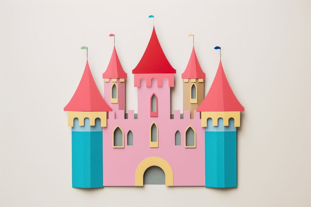 Illustration of a castle architecture building representation.