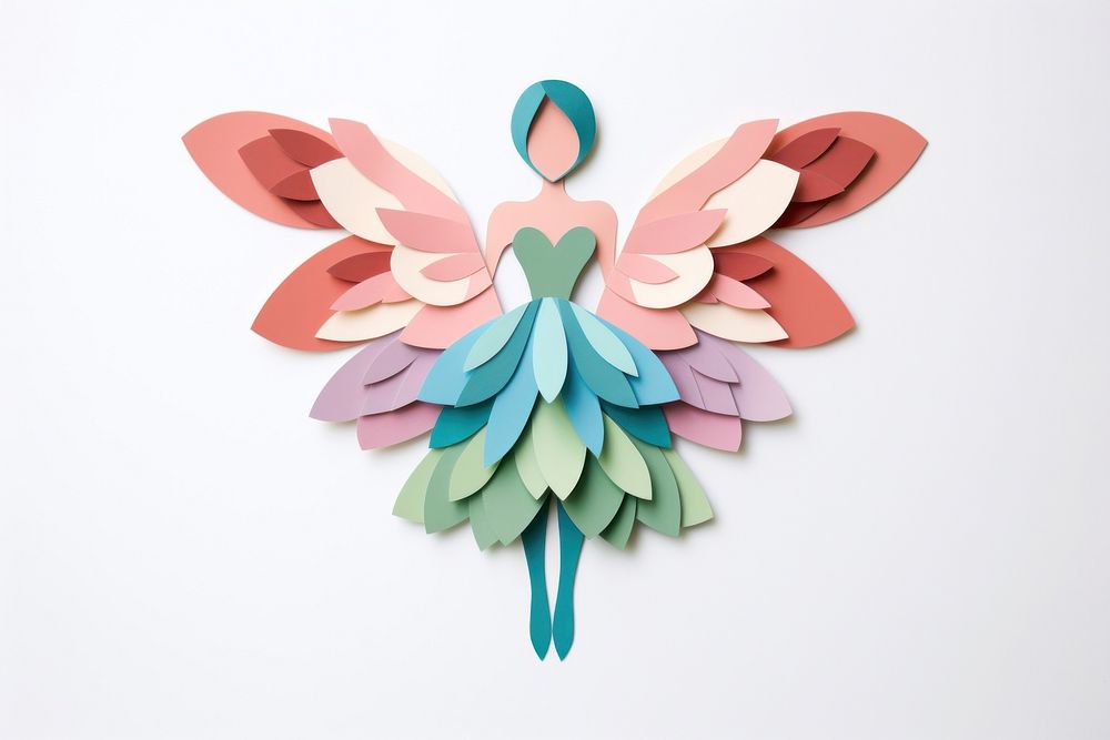 Fairy origami craft paper.