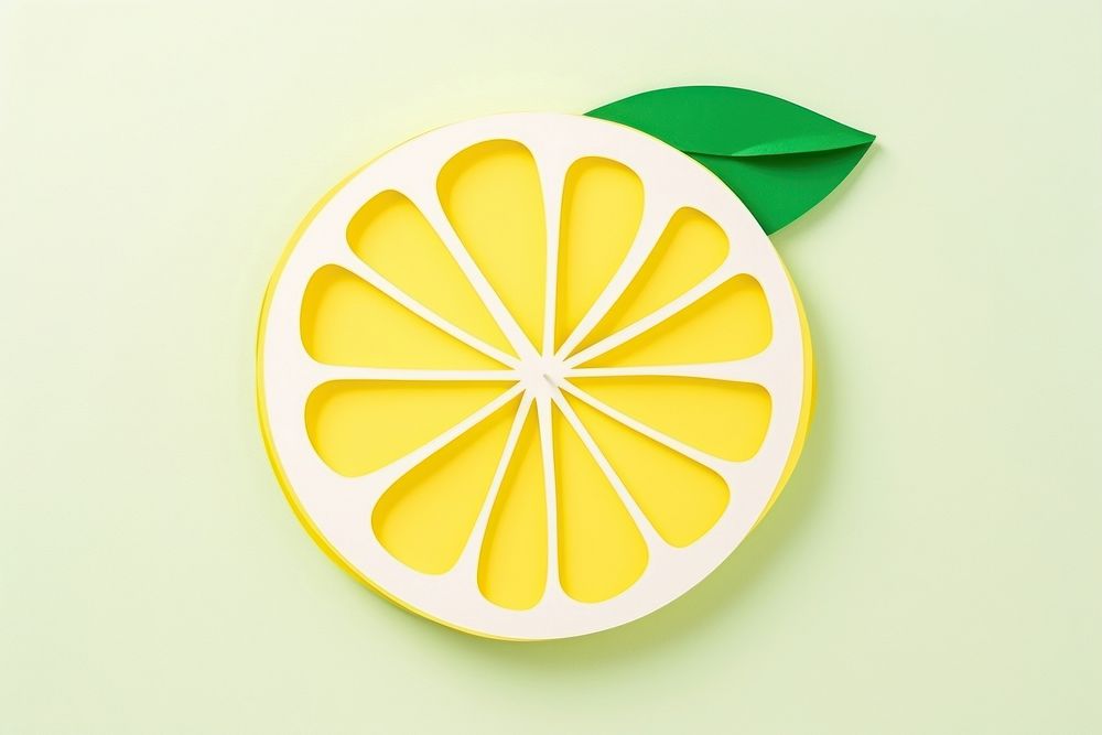 Illustration of a lemon fruit plant food.