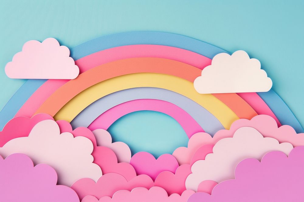 Backgrounds rainbow cloud art.