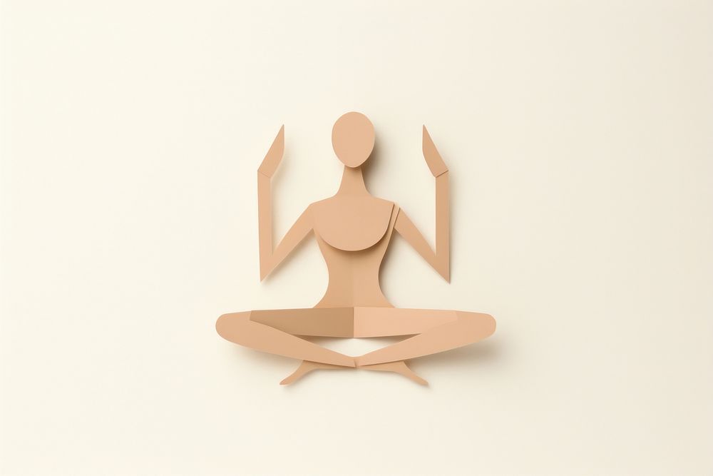 Yoga back art representation.