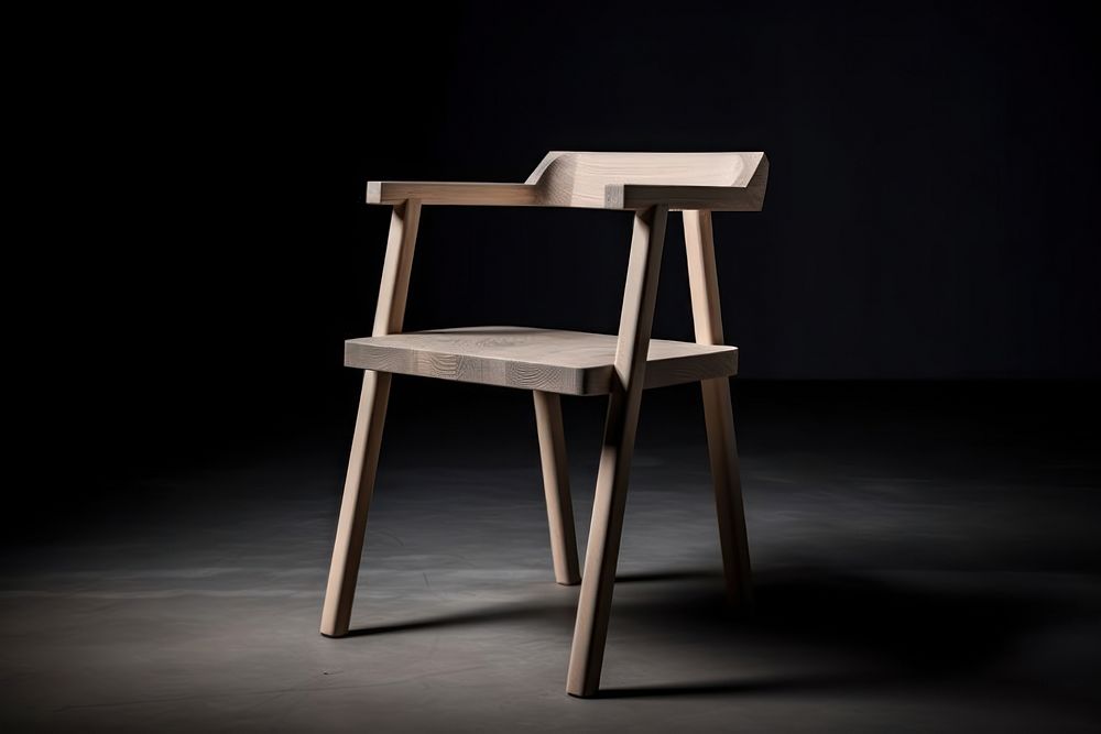 Chair furniture wood architecture.