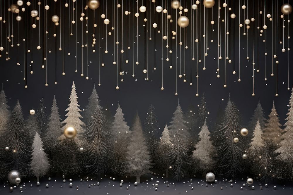 Christmas ornaments backgrounds nature night.