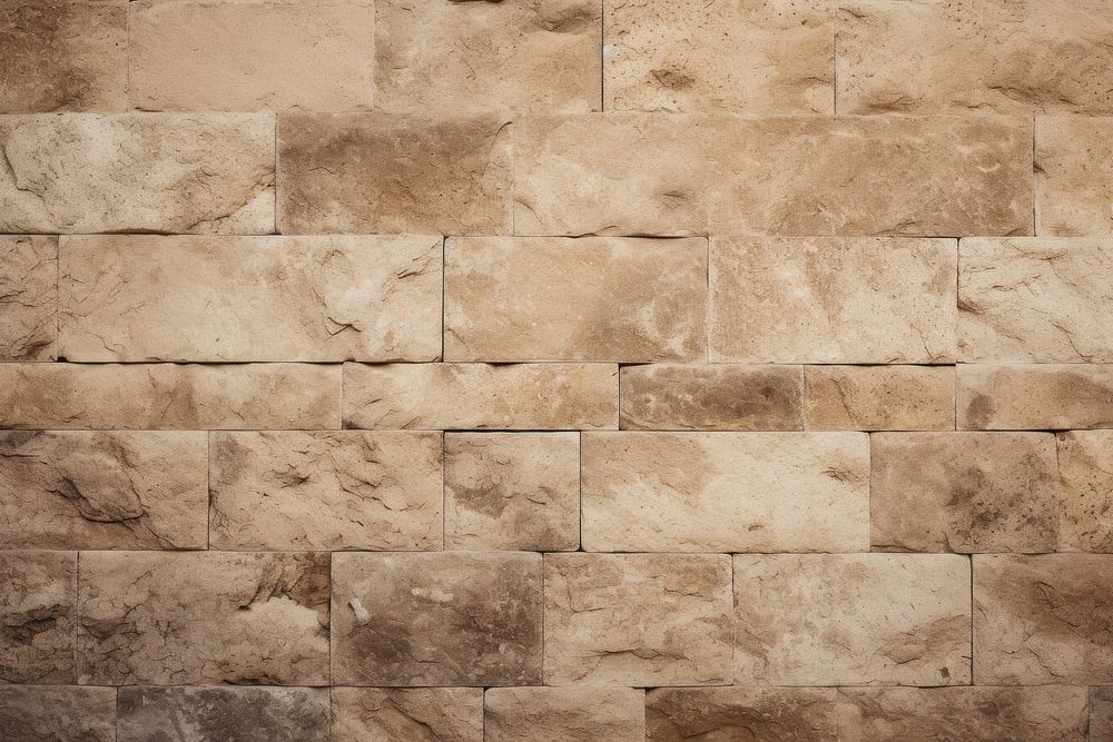 Beige granite wall architecture texture.