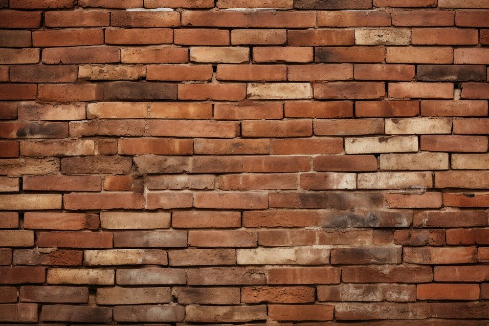 Brown brick wall architecture texture.