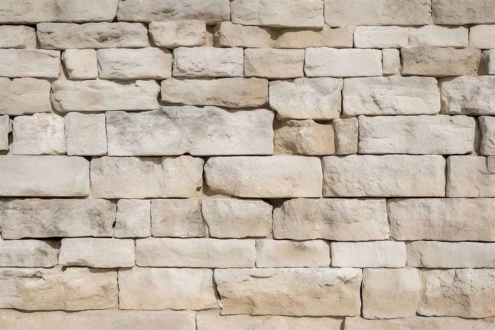 French limestone wall architecture cobblestone.