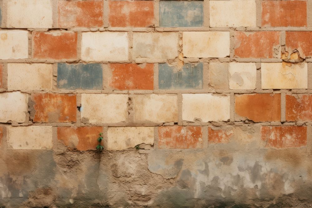 Italian tile wall architecture brick.