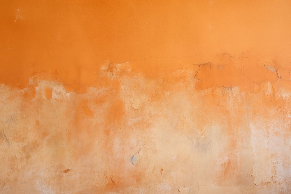 Orange plaster wall architecture texture.