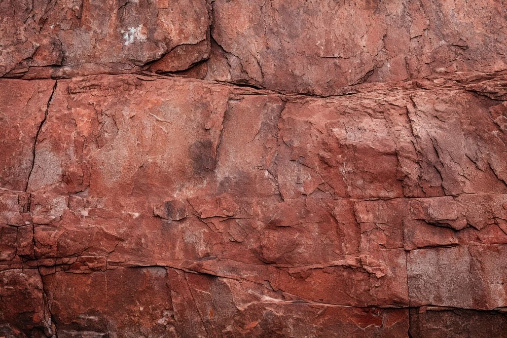 Red granite outdoors texture nature.