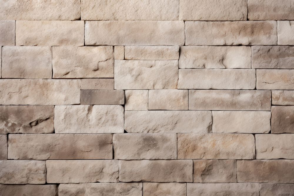 Taupe french limestone wall architecture texture.