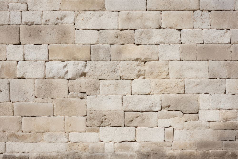 Taupe french limestone wall architecture texture.