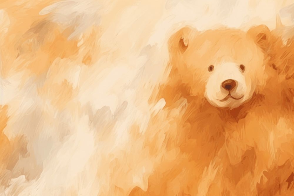 Brown teddy bear backgrounds abstract mammal.