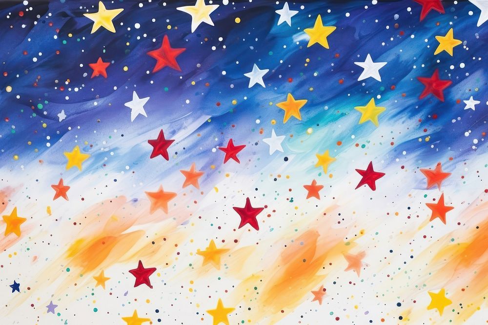 Bright shining stars backgrounds abstract confetti.
