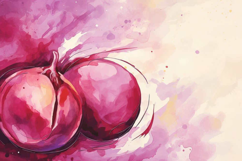 Mangosteen backgrounds abstract painting.