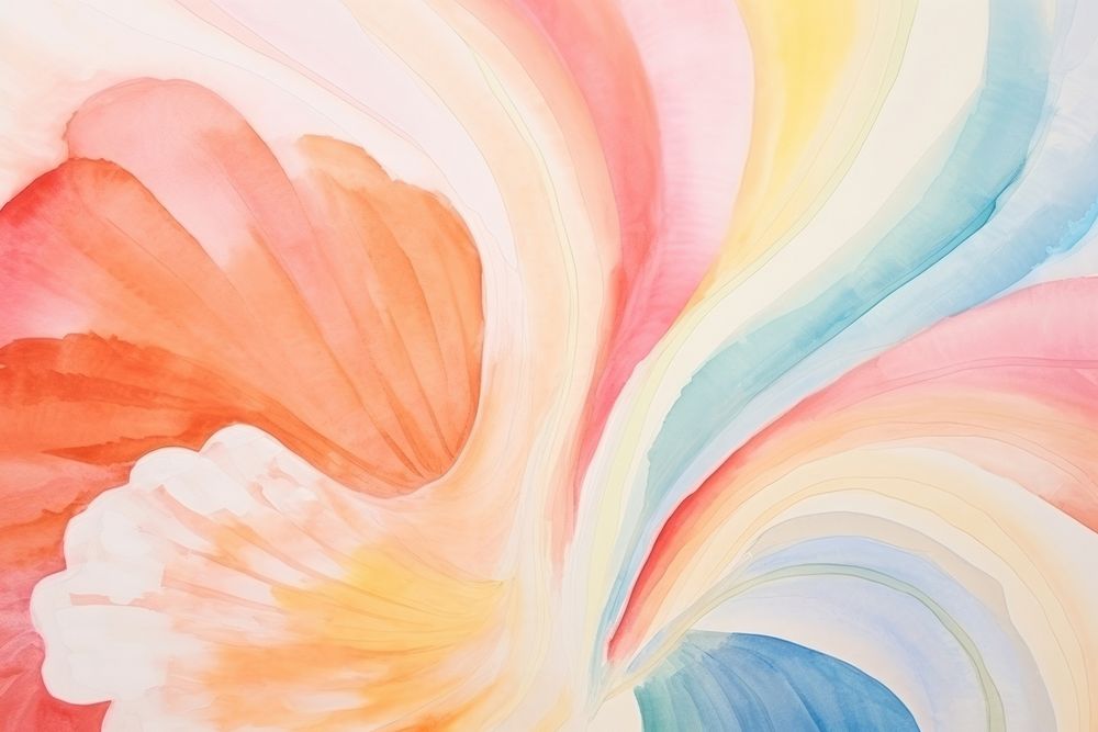 Sea shell mobile backgrounds abstract painting.