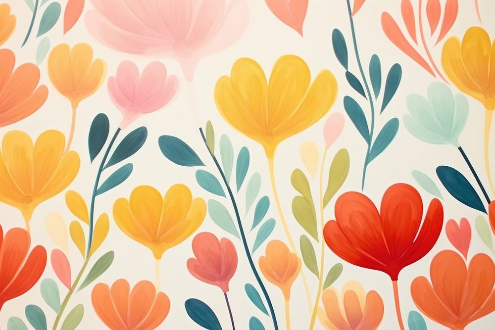 Simple flower garden backgrounds wallpaper abstract.