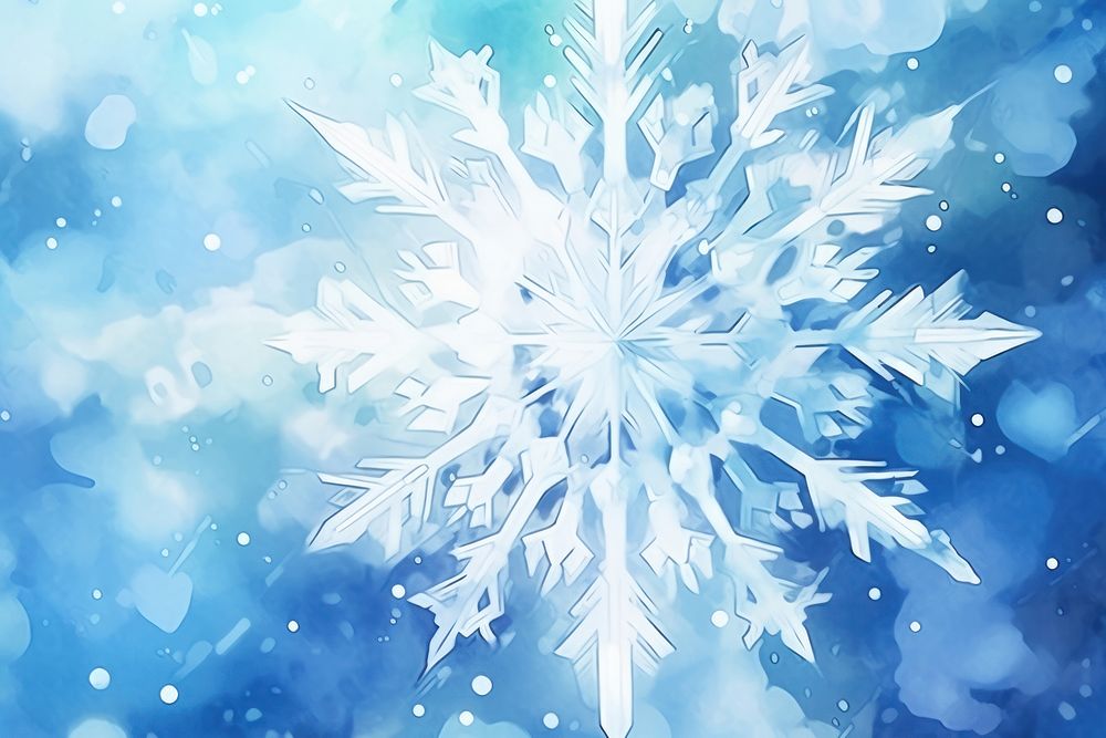 Snowflake backgrounds abstract nature.