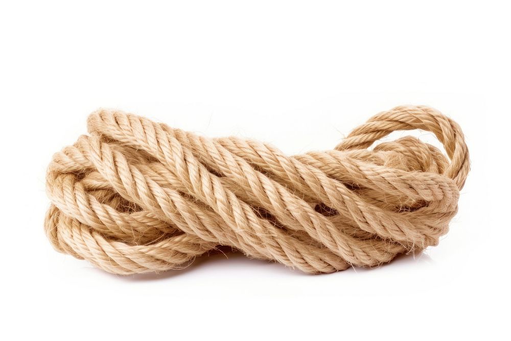 Rope white background durability intricacy.