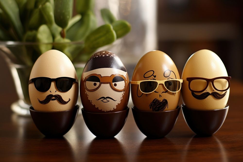 Eggs table representation celebration.