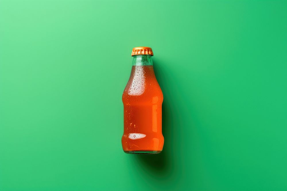 Soda pop bottle drink condensation.