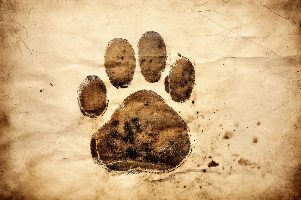 Cat paw print footprint animal backgrounds.