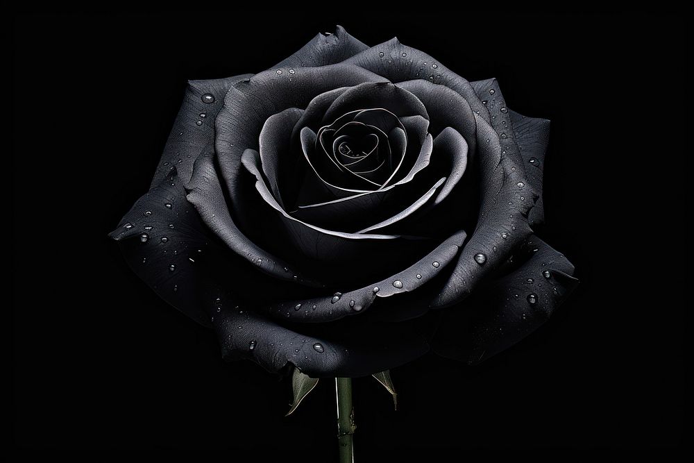 Rose black nature flower.