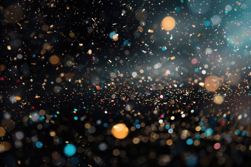 Lighting confetti glitter backgrounds astronomy.
