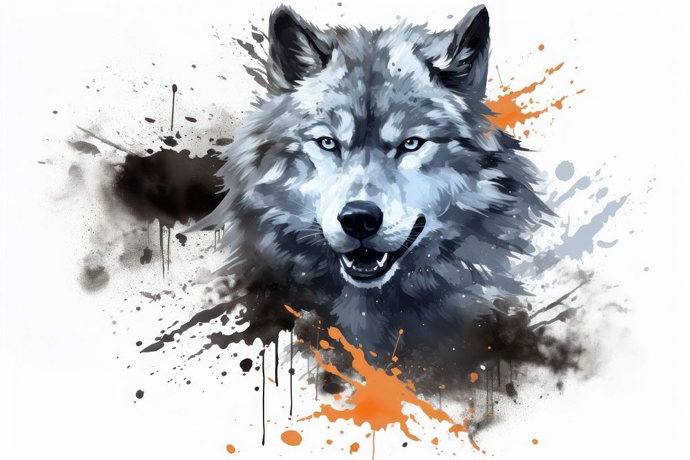 Wolf animal mammal creativity.