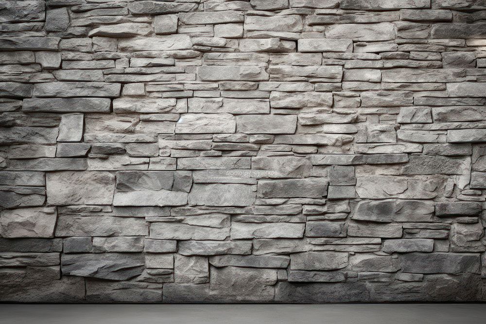 Contrast empty grey flagstone wall architecture backgrounds.