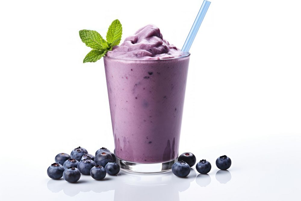 Blueberry smoothie milkshake dessert fruit.