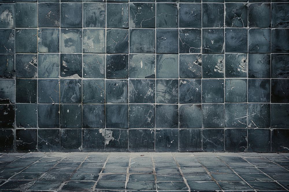 Empty old tile wall architecture backgrounds.