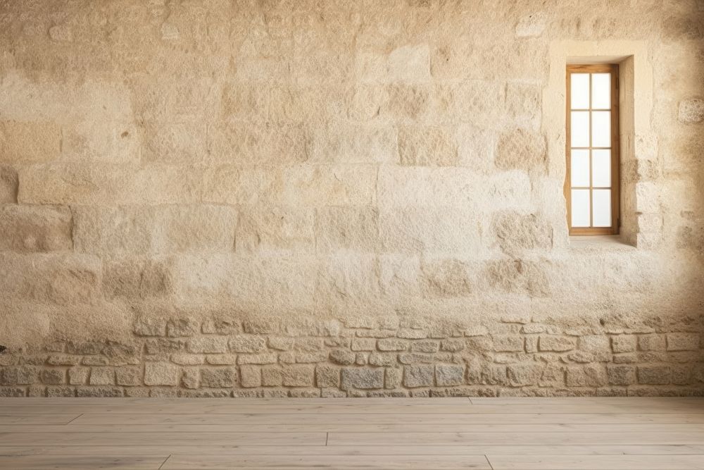 Old empty french limestone wall architecture backgrounds.