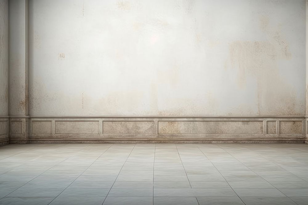 Old serene empty tile scene wall architecture backgrounds.