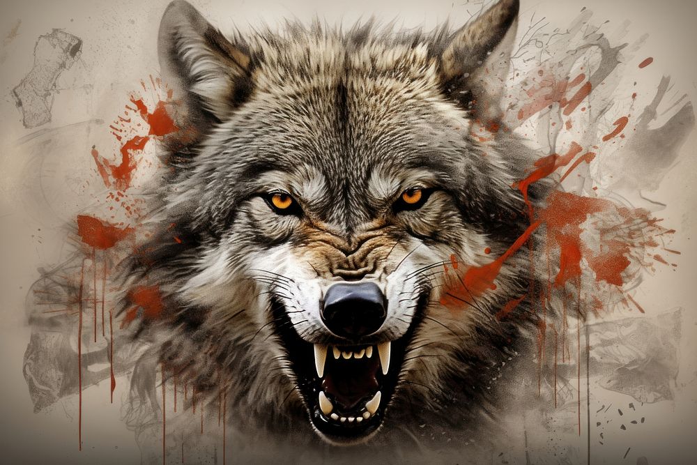 Wolf no text animal mammal.