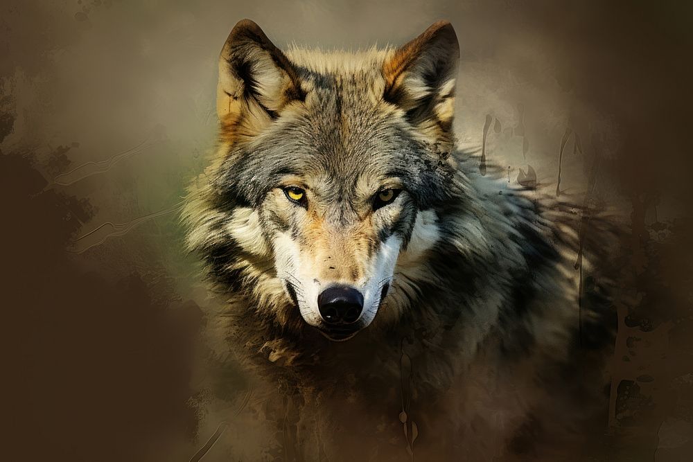Wolf no text wildlife animal.